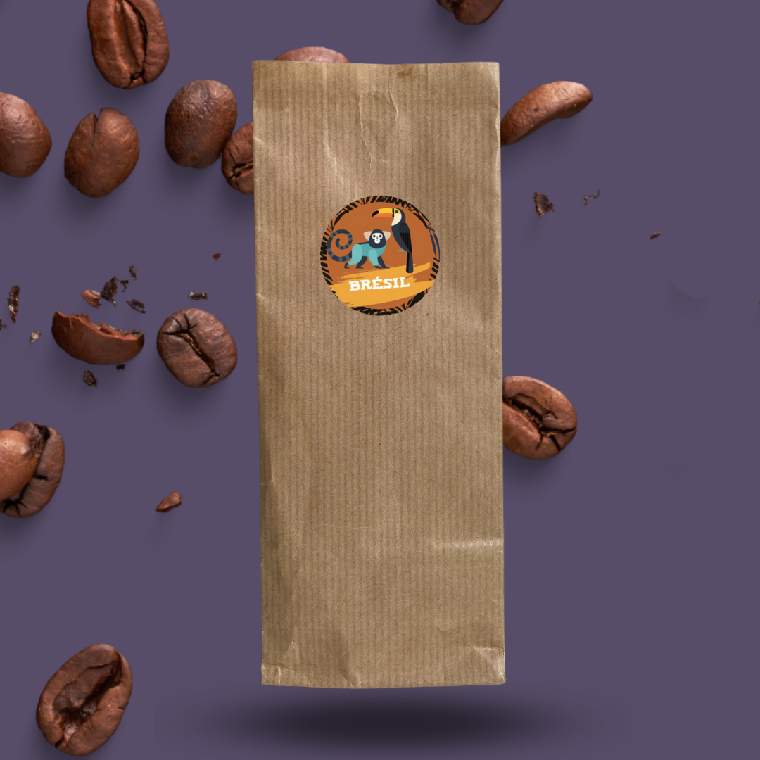 GRAIN DE CAFE - Brésil Bourbon Jaune