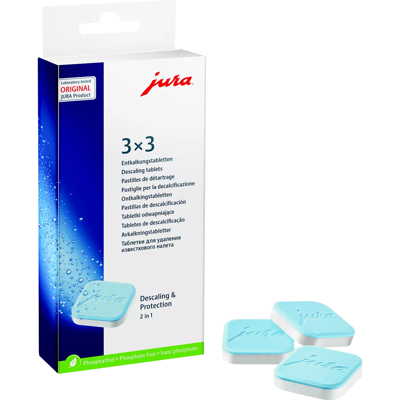 Détartrant JURA - Pastilles de détartrage x9