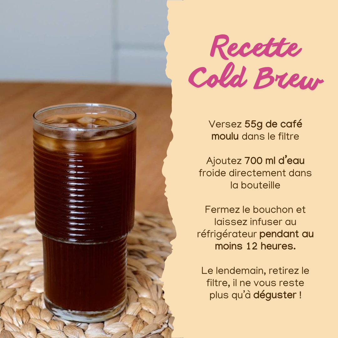 Pack Cold Brew : faire de l'infusion à froid un jeu d'enfant !