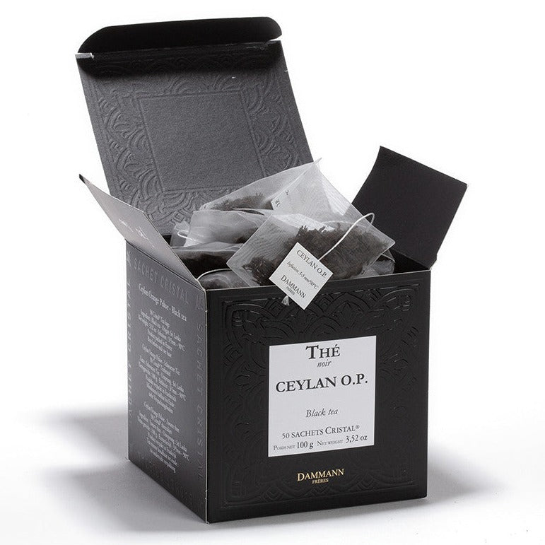 Thé noir DAMMANN - Ceylan O.P. supérieur (50 sachets)