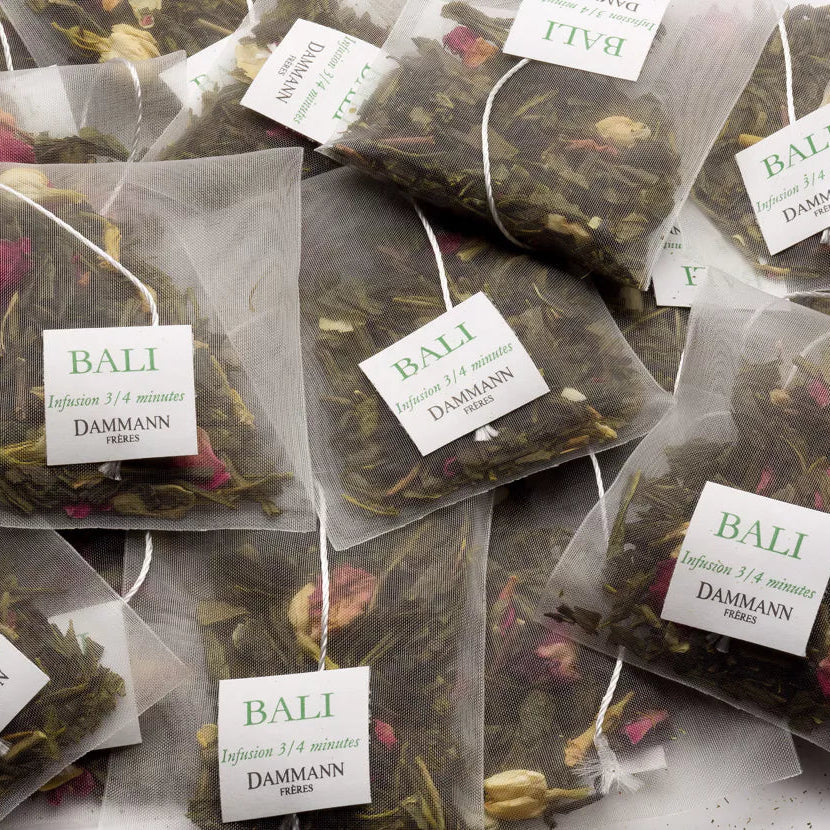 Thé vert Bali sachets Dammann Frères à Nantes