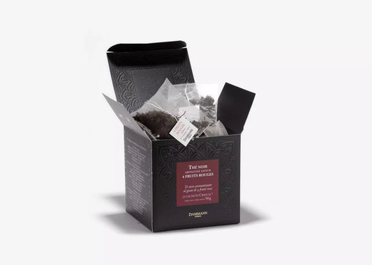 Thé noir DAMMANN - 4 Fruits Rouges (25 sachets)