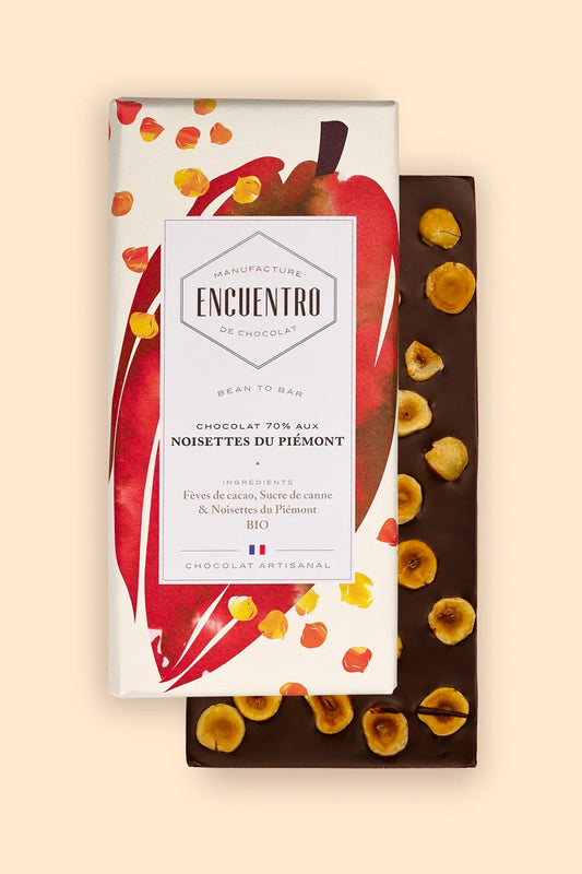 Chocolat aux noisettes du Piémont BIO
