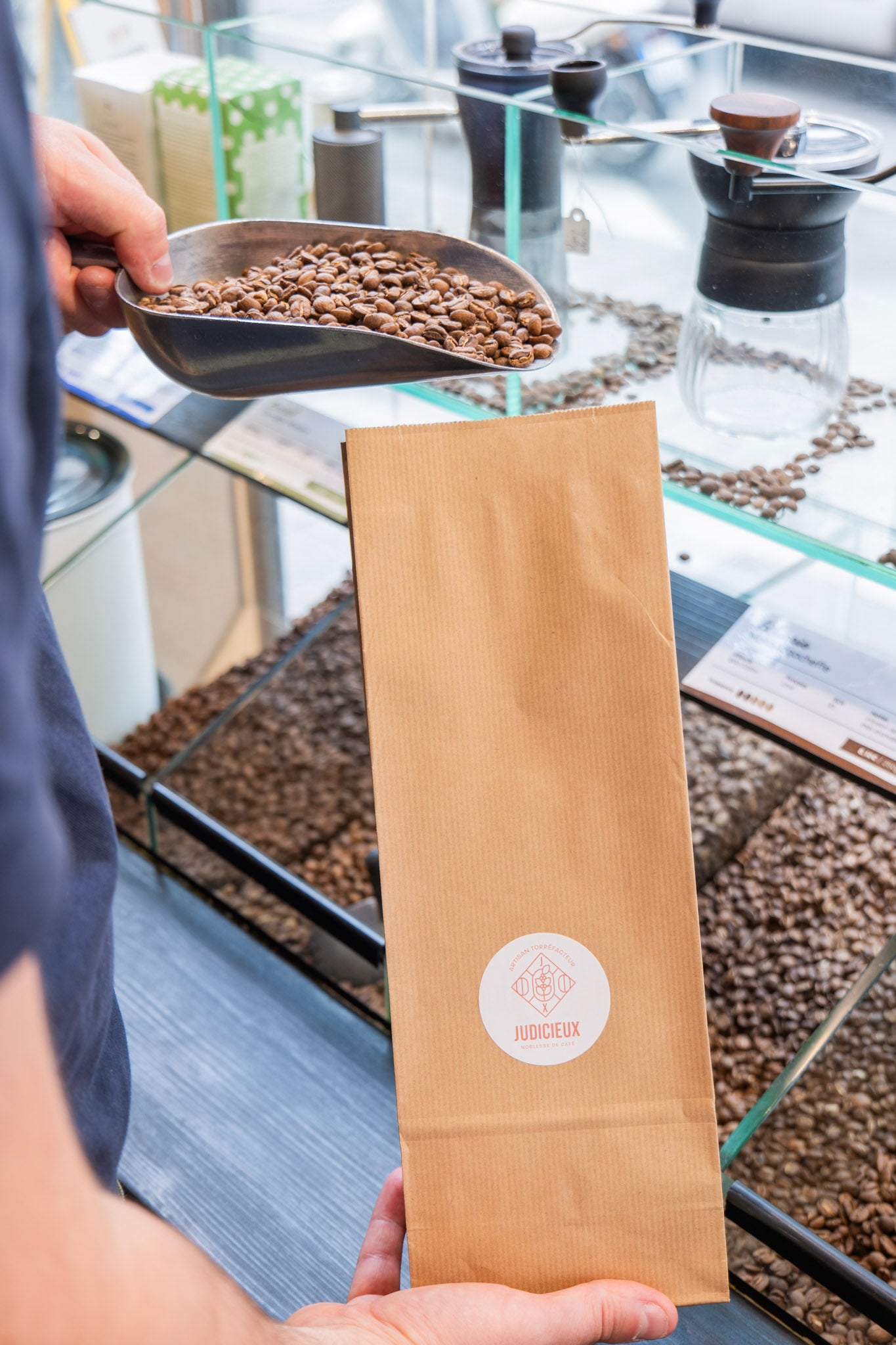 Café en grains chez Judicieux Torréfacteur à nantes