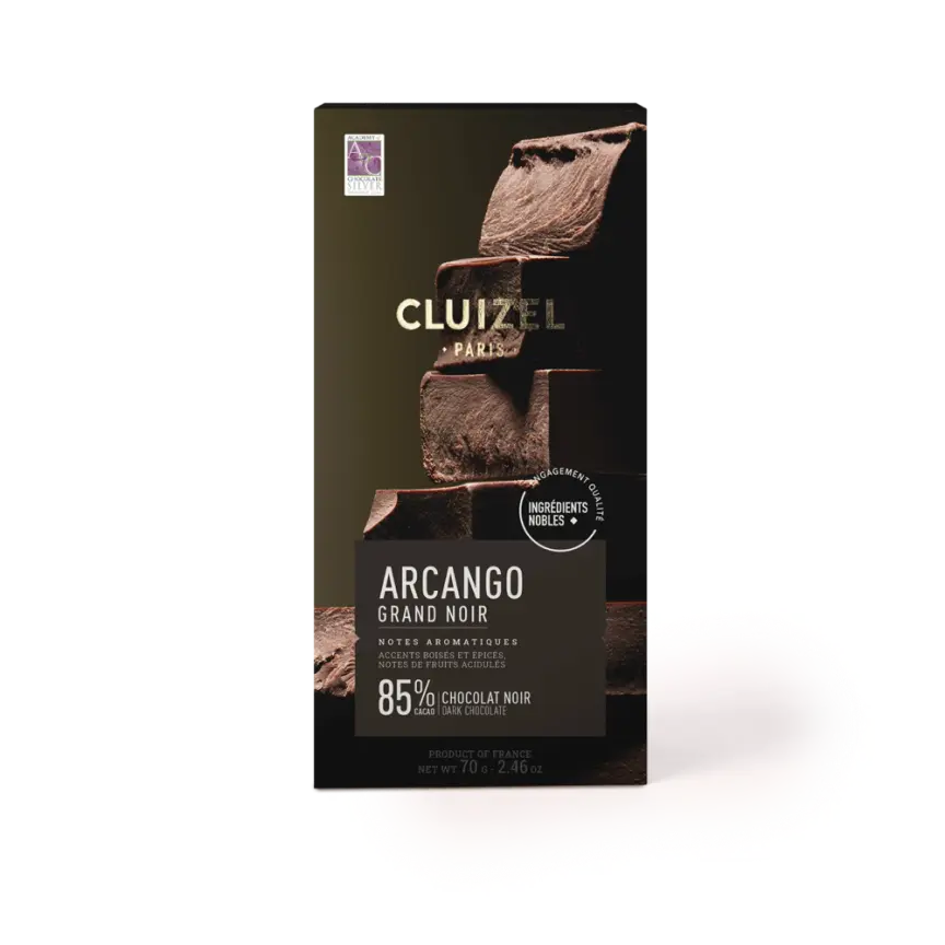 Cluizel - Tablette Arcango (grand noir 85%)