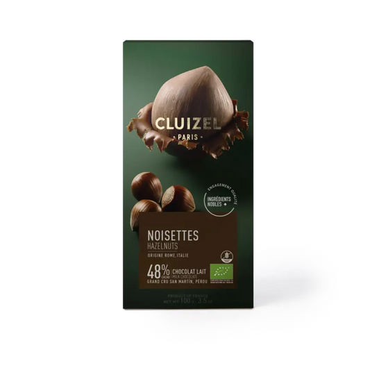 Cluizel - Tablette noisette (grand cru lait 48%)